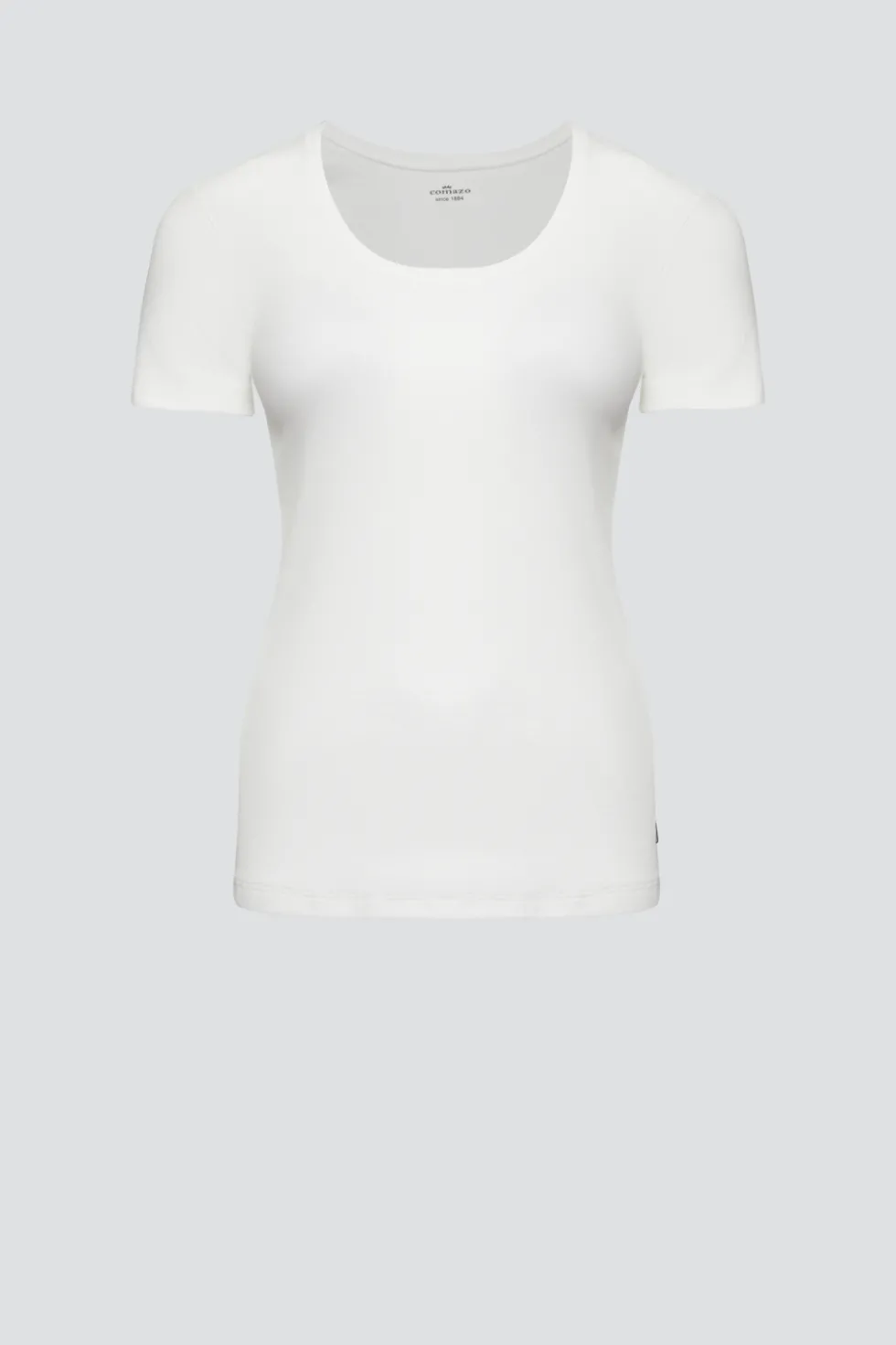 Basic Shirt aus Feinripp