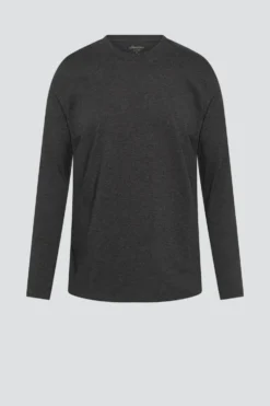 Basic Shirt langarm Rundhals