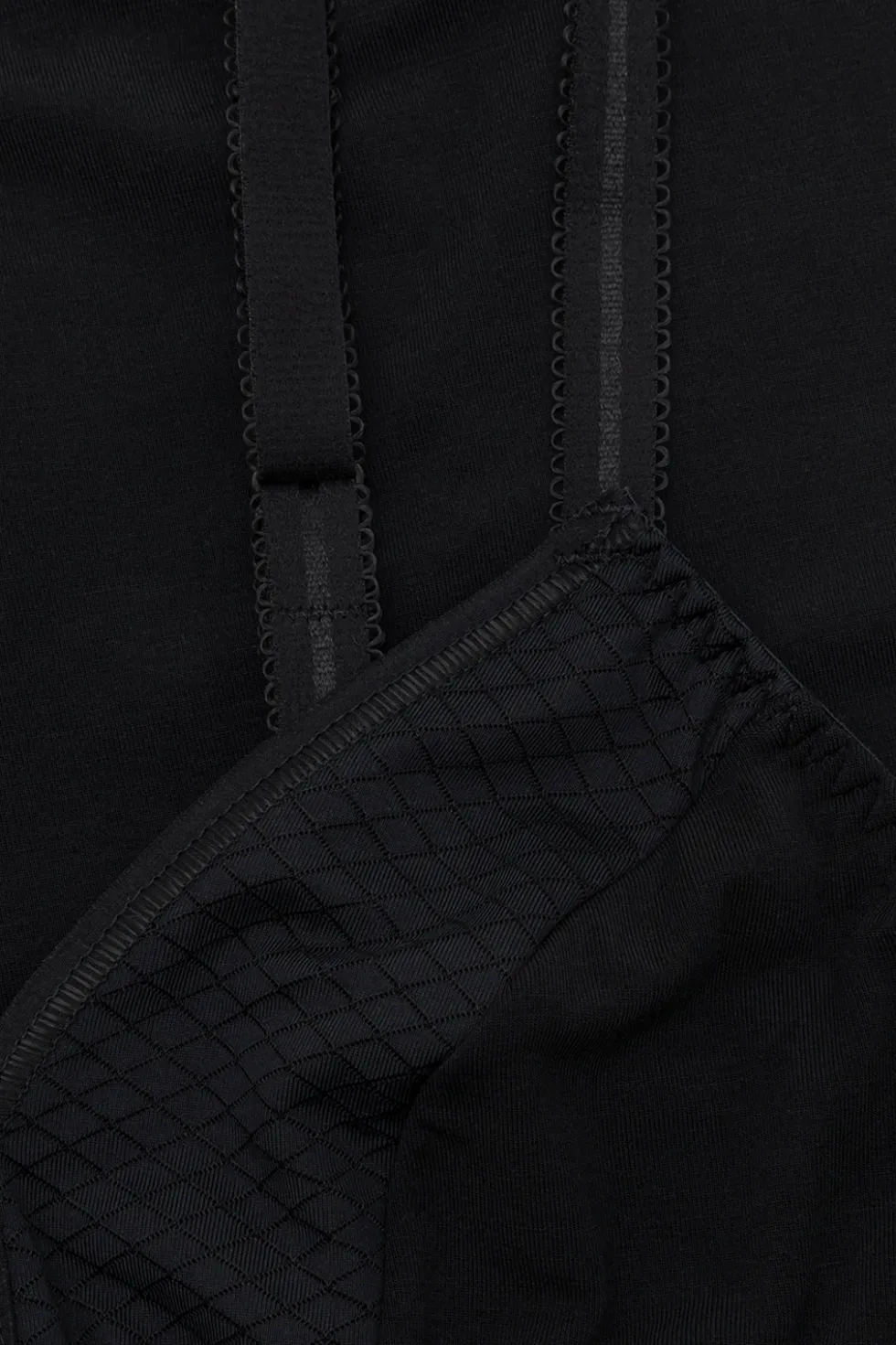 BH-Hemd aus Micromodal mit Jacquard-Spitze
