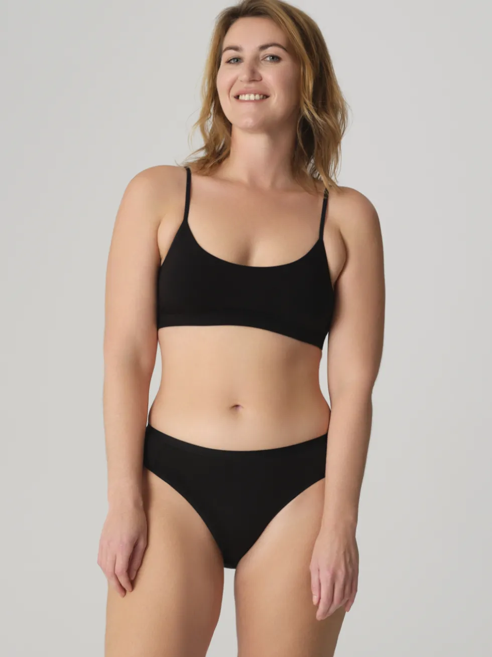 Bustier aus Pima-Baumwolle und Micromodal