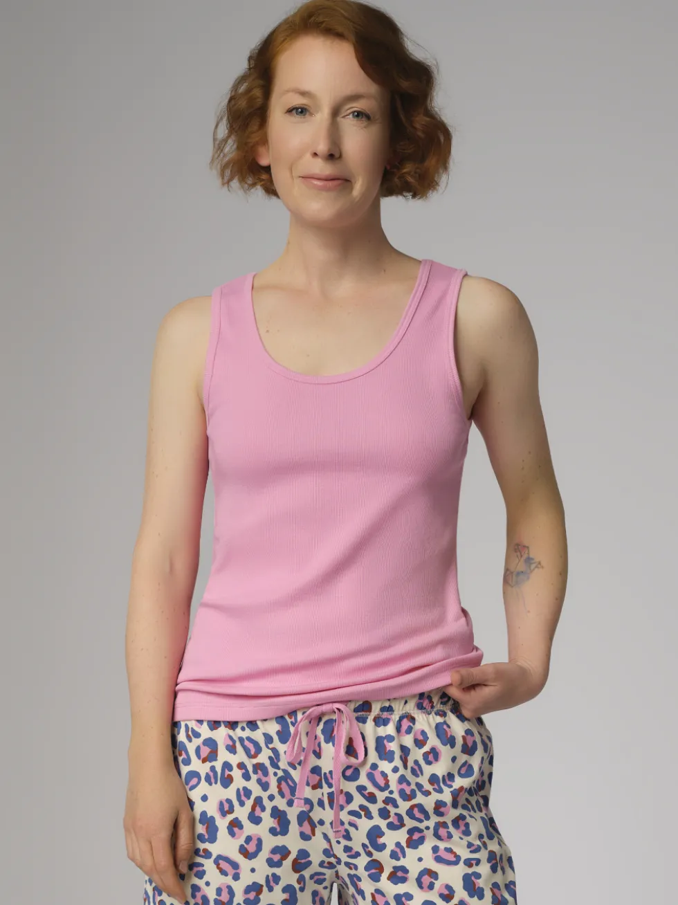 Feinripp Shirt ohne Arm