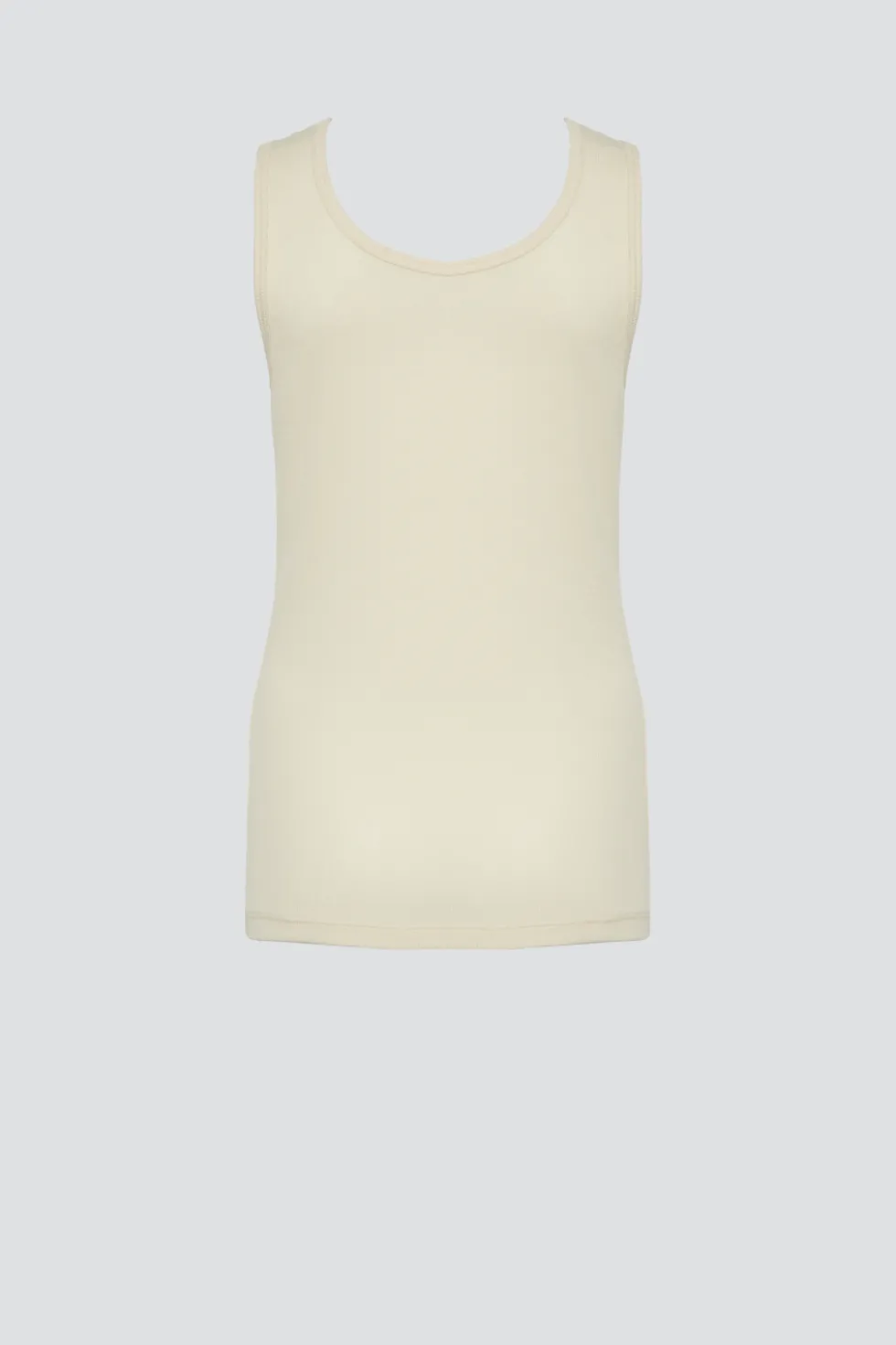 Feinripp Shirt ohne Arm