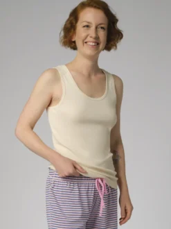 Feinripp Shirt ohne Arm