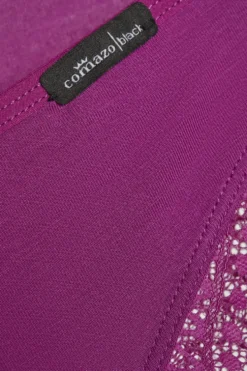 Hipster aus Modal mit zarter Spitze