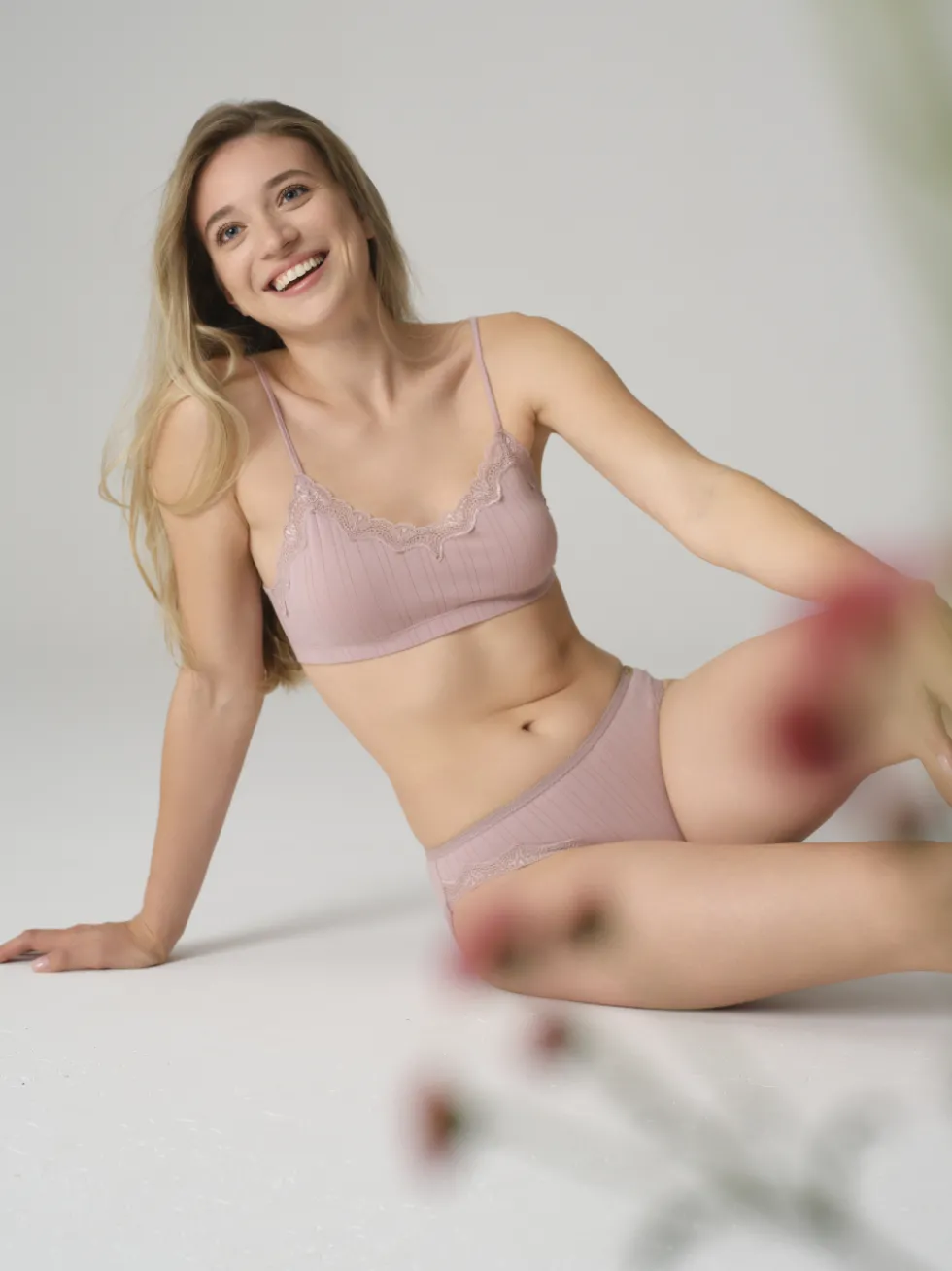Jazz-Pants mit Nadelzug aus Bio-Baumwolle, Fairtrade