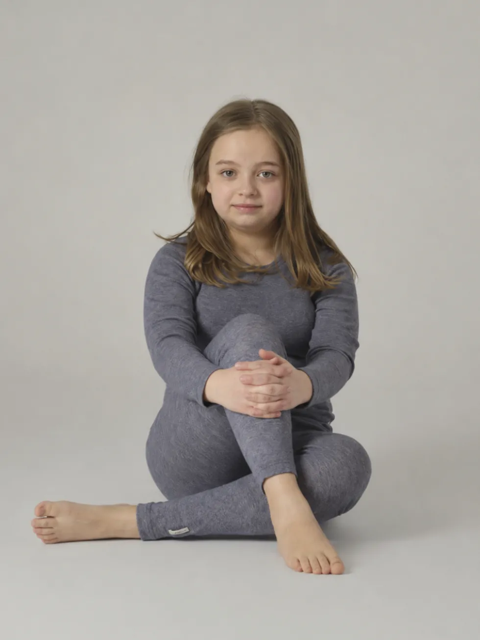 Kinder Leggings mit Wolle-Seide