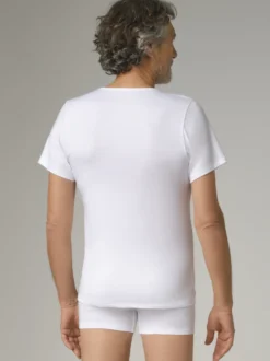 Kurzarm Shirt aus Baumwolle und Micromodal