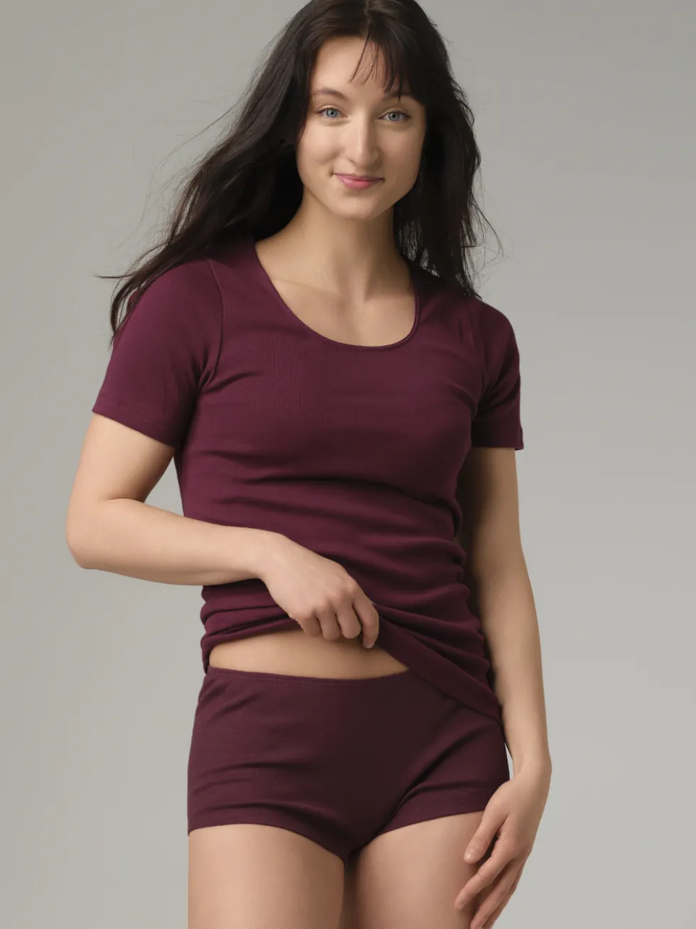 Kurzarm Shirt aus Bio-Baumwolle, Fairtrade