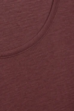 Kurzarmshirt aus Merinowolle & Seide