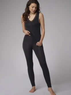 Leggings aus Merinowolle & Seide