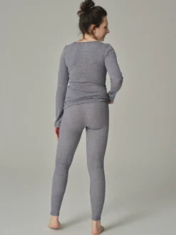Leggings aus Merinowolle & Seide