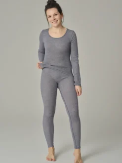 Leggings aus Merinowolle & Seide