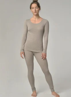 Leggings aus Merinowolle & Seide