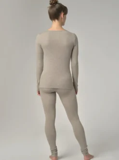 Leggings aus Merinowolle & Seide