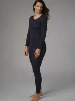 Leggings aus Merinowolle & Seide