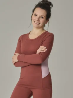 100 % Merinowolle-Shirt für Damen | 190 g/m² | Exzellenter Wärmeschutz