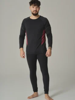 100 % Merinowolle-Shirt langarm | 190 g/m² | Hervorragendes Sweatmanagement dank integrierten Mesh-Einsätzen