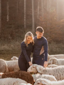 100 % Merinowolle-Shirt langarm | 190 g/m² | Hervorragendes Sweatmanagement dank integrierten Mesh-Einsätzen