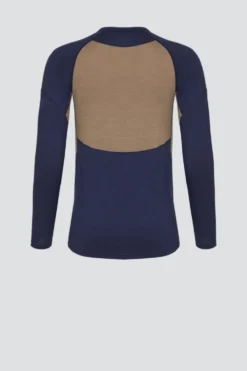 100 % Merinowolle-Shirt langarm | 190 g/m² | Hervorragendes Sweatmanagement dank integrierten Mesh-Einsätzen