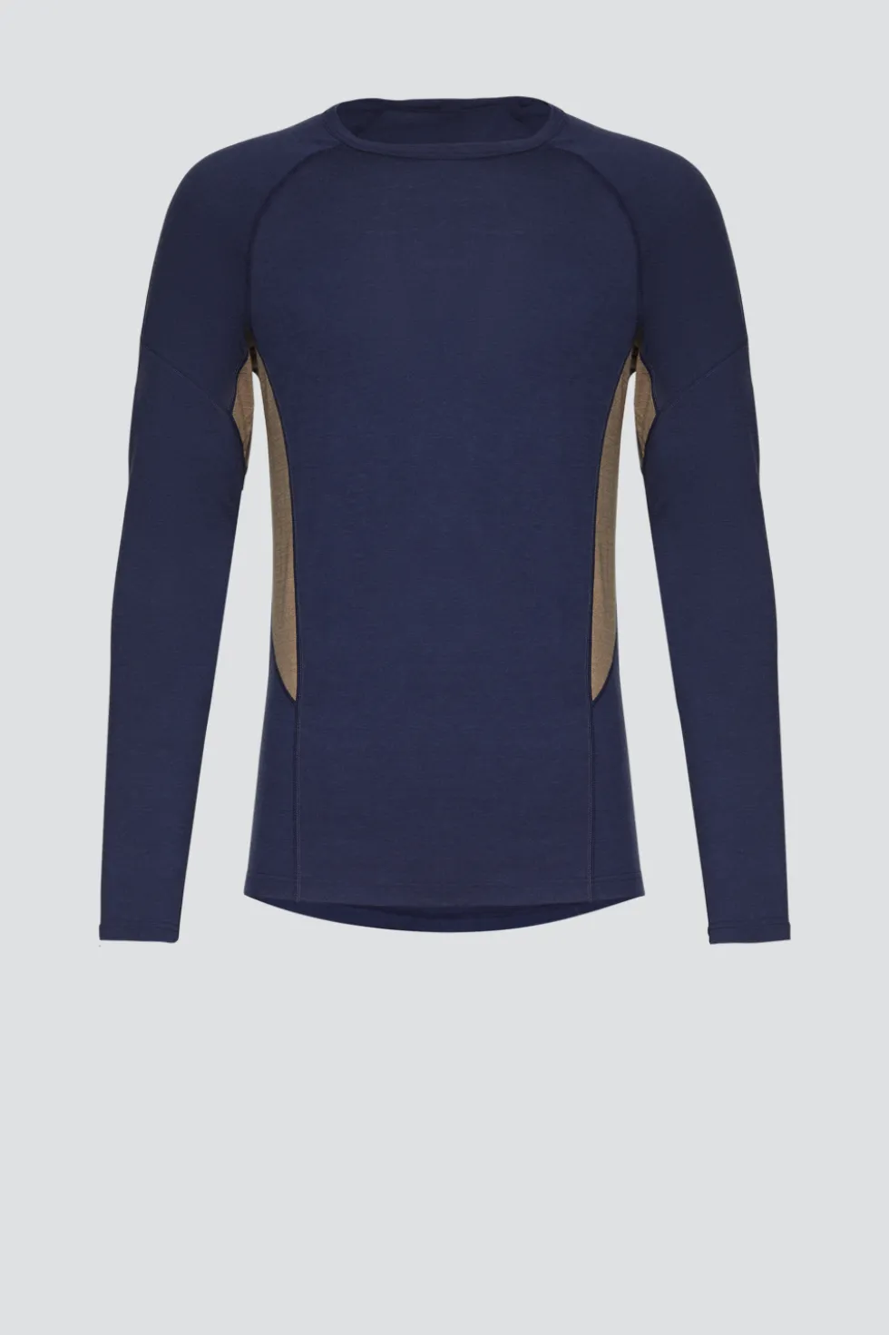 100 % Merinowolle-Shirt langarm | 190 g/m² | Hervorragendes Sweatmanagement dank integrierten Mesh-Einsätzen