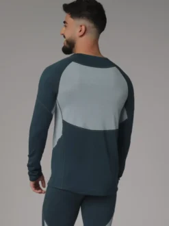 100 % Merinowolle-Shirt langarm | 190 g/m² | Hervorragendes Sweatmanagement dank integrierten Mesh-Einsätzen