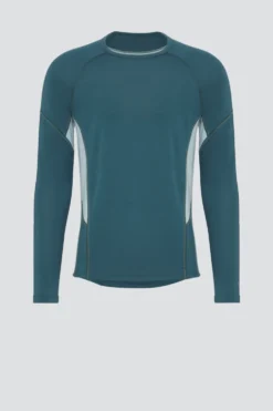100 % Merinowolle-Shirt langarm | 190 g/m² | Hervorragendes Sweatmanagement dank integrierten Mesh-Einsätzen