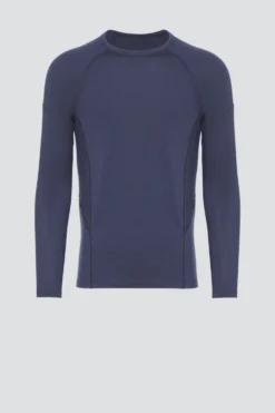 100 % Merinowolle-Shirt langarm | 190 g/m² | Hervorragendes Sweatmanagement dank integrierten Mesh-Einsätzen