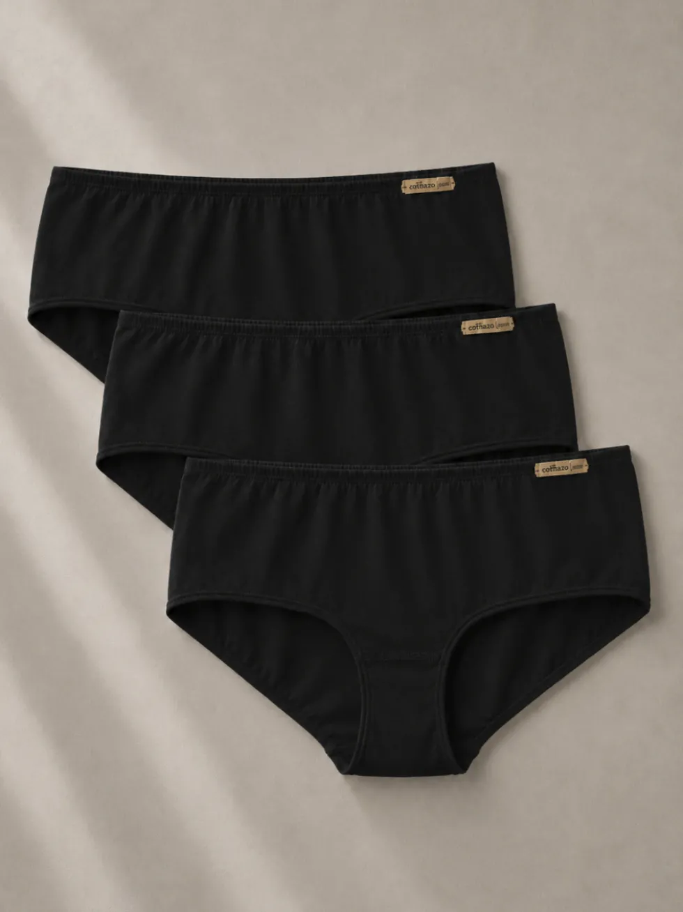 Panty, 3er Pack aus Bio-Baumwolle, Fairtrade