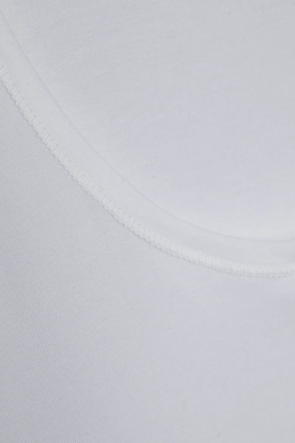 Ärmelloses Shirt aus Baumwolle und Micromodal