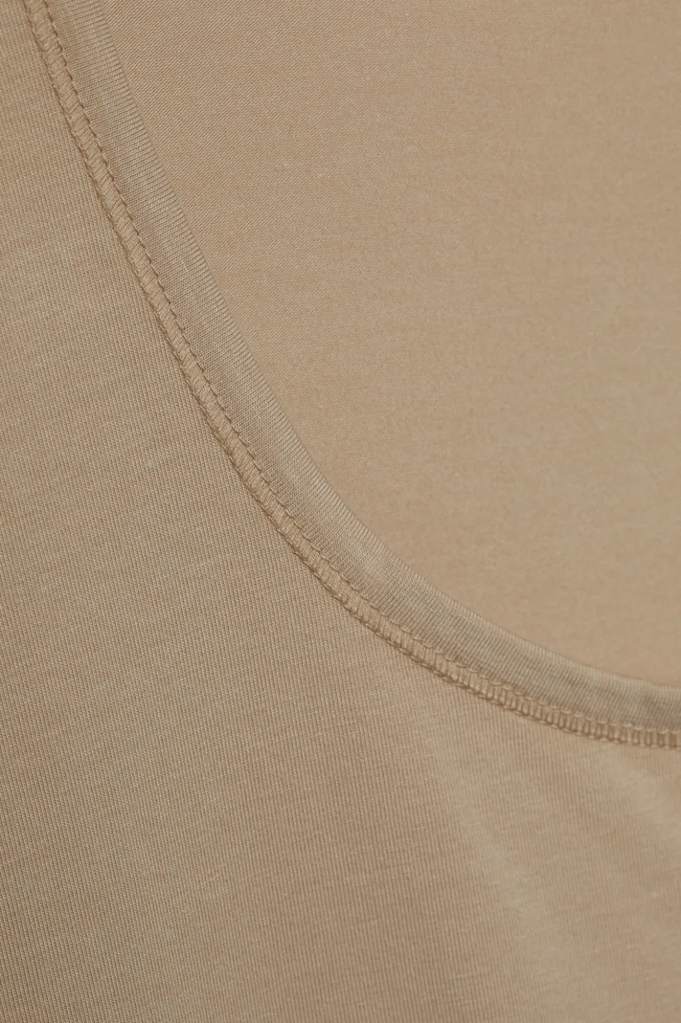 Ärmelloses Shirt aus Baumwolle und Micromodal