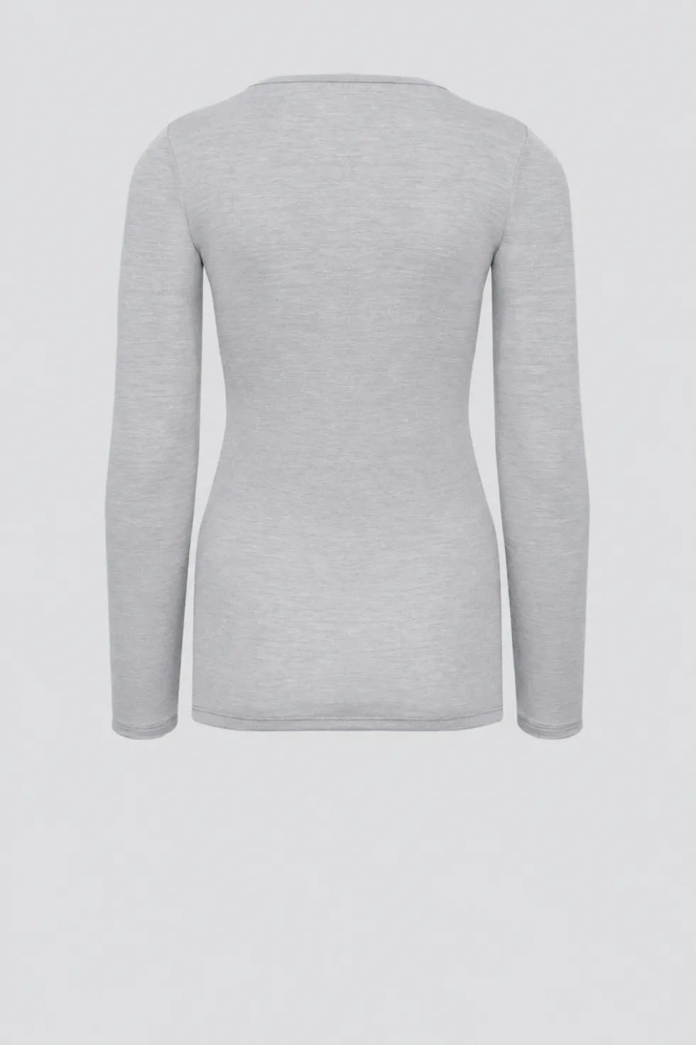 Shirt aus Merinowolle & Seide