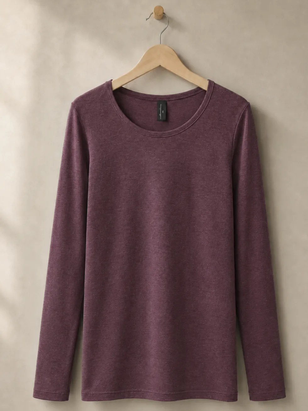 Shirt aus Merinowolle & Seide