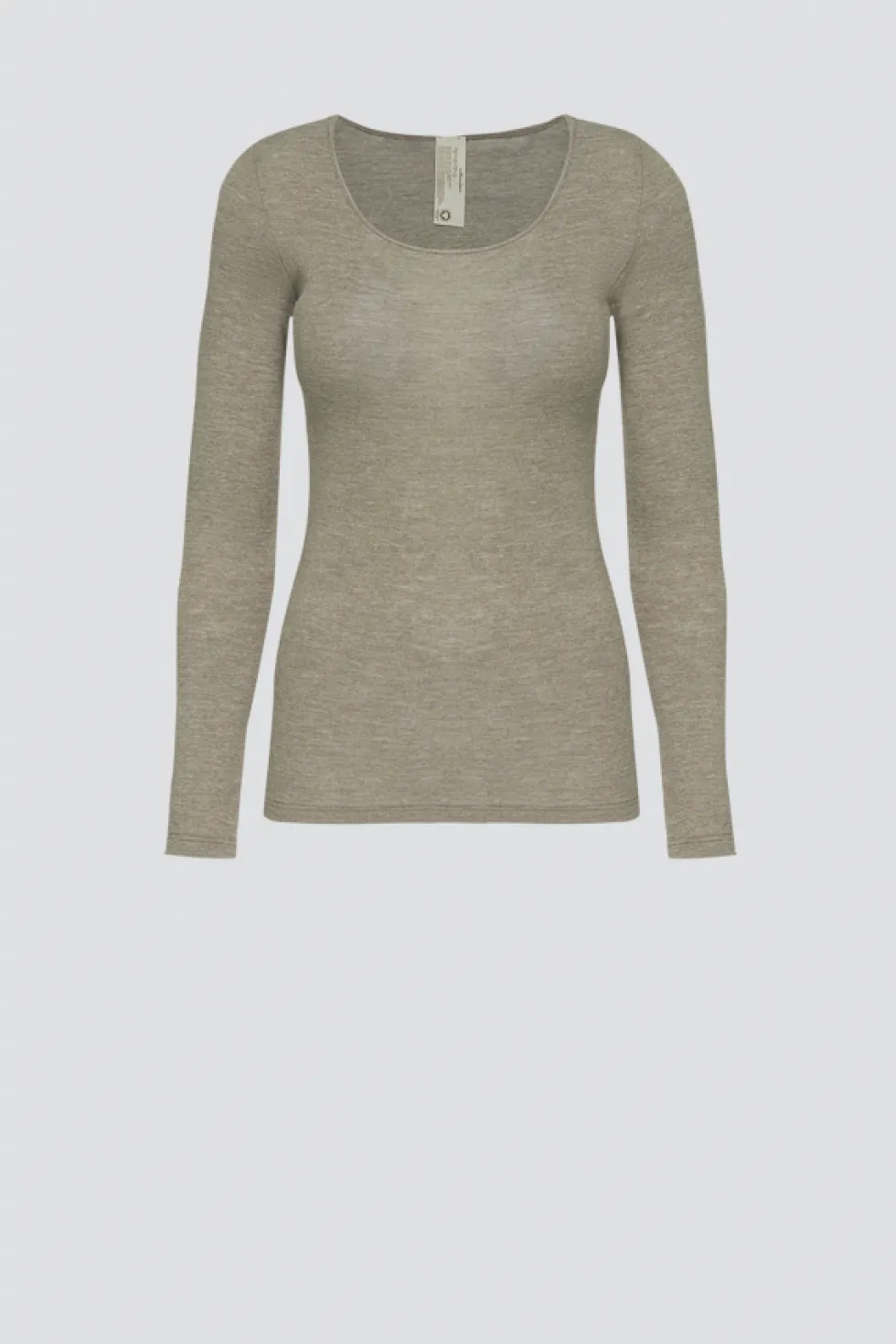 Shirt aus Merinowolle & Seide