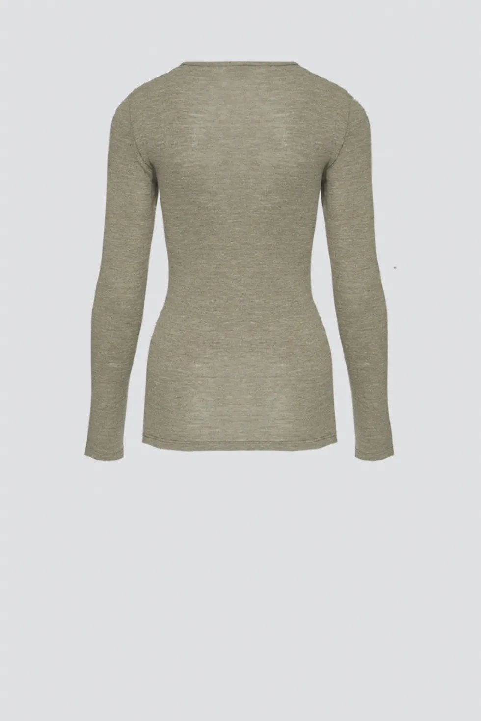 Shirt aus Merinowolle & Seide