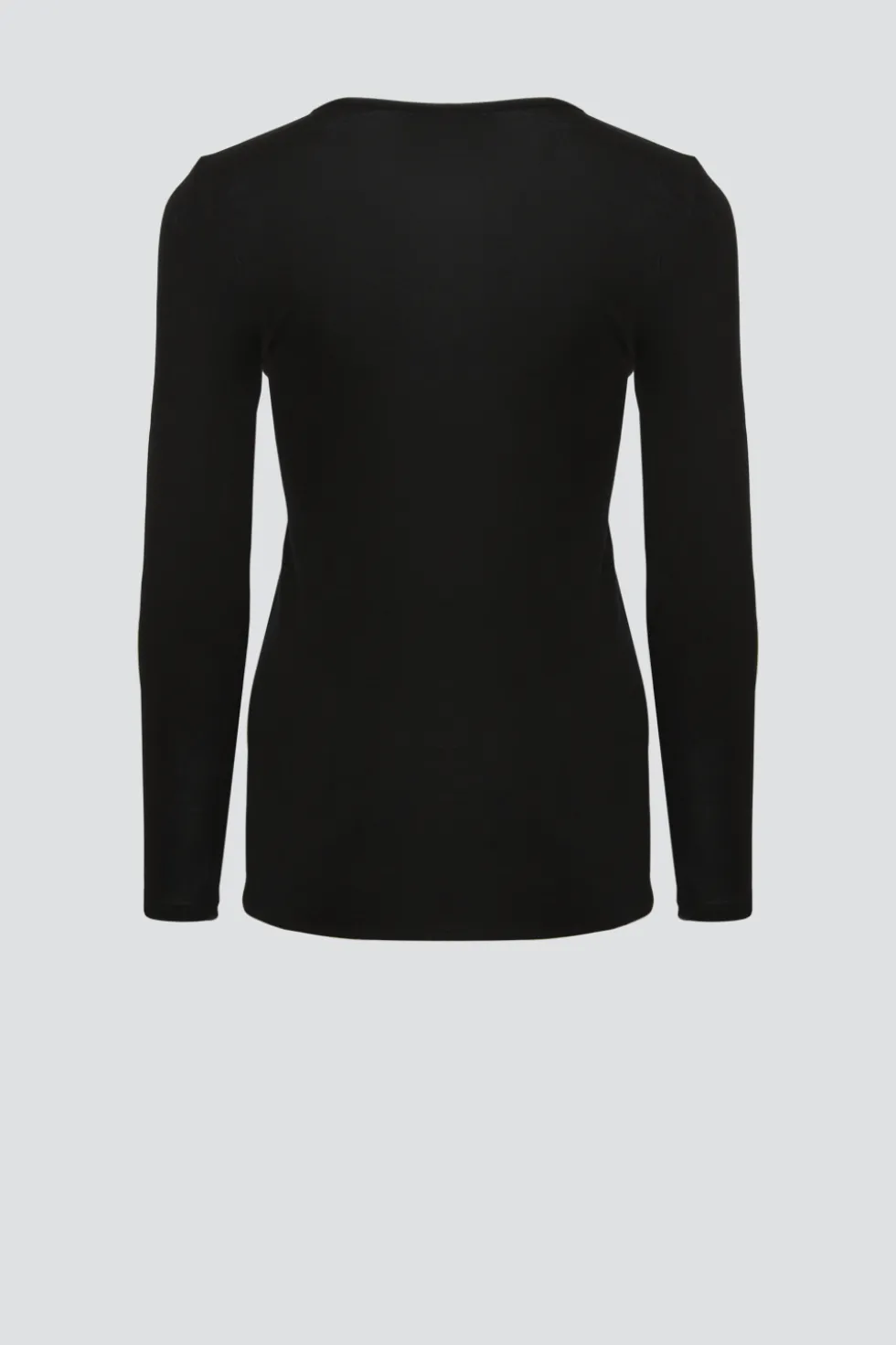 Shirt aus Merinowolle & Seide