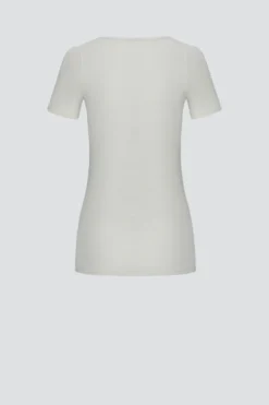 Shirt aus Merinowolle & Seide