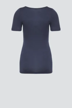 Shirt aus Merinowolle & Seide