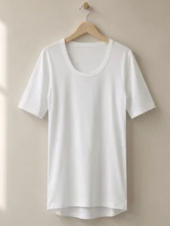 Shirt kurzarm aus Feinripp-Qualität