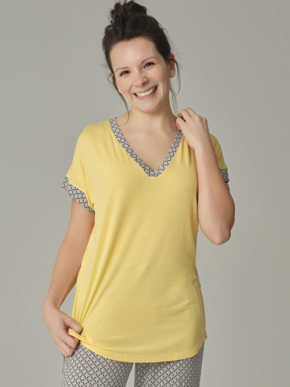 Shirt kurzarm aus Micromodal
