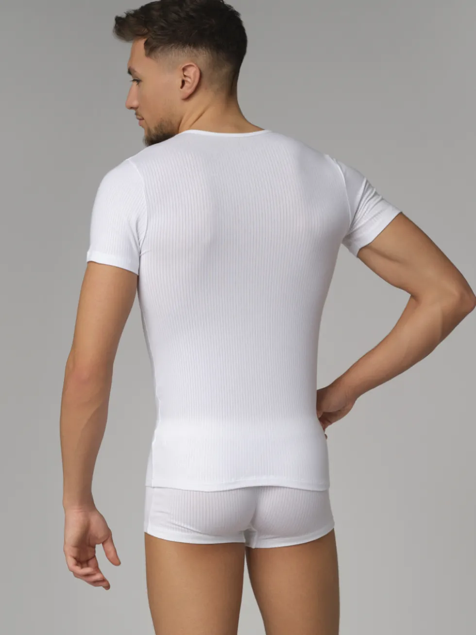 Shirt Kurzarm mit Nadelzug