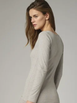 Shirt langarm aus Bio-Baumwolle, Fairtrade
