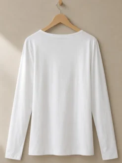 Shirt langarm aus Bio-Baumwolle, Fairtrade