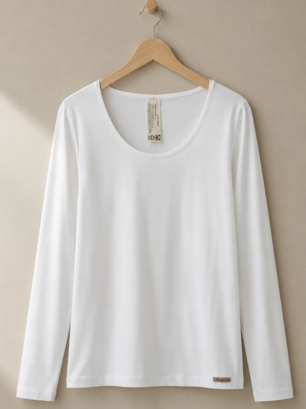 Shirt langarm aus Bio-Baumwolle, Fairtrade