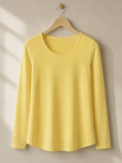 Shirt langarm aus Micromodal