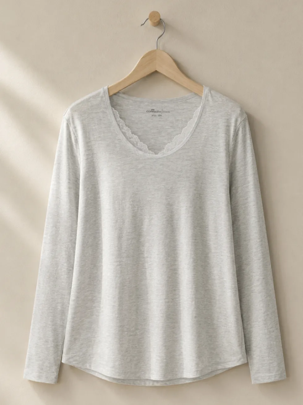 Shirt langarm aus Micromodal