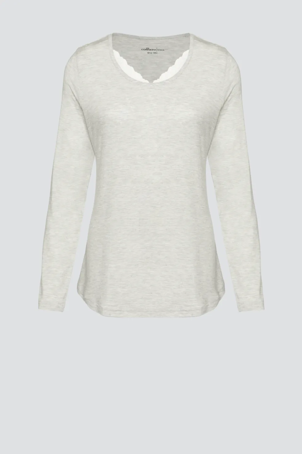 Shirt langarm aus Micromodal