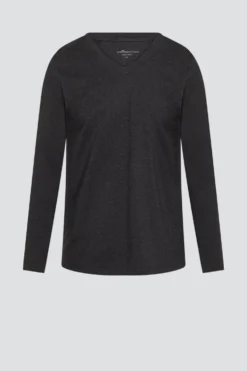 Shirt langarm V-Ausschnitt