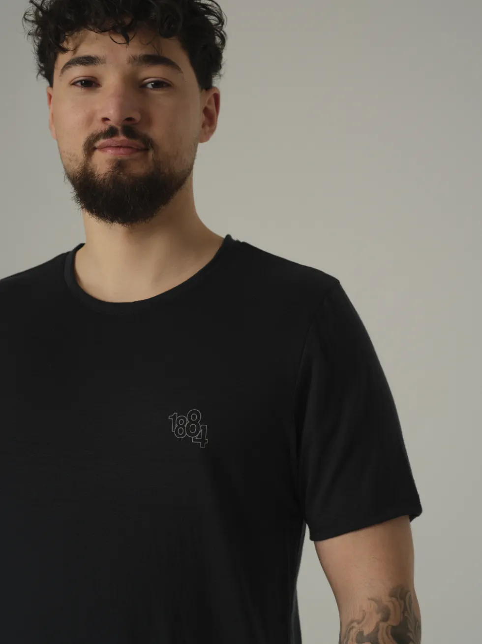 Shirt mit Wolle und Motivdruck