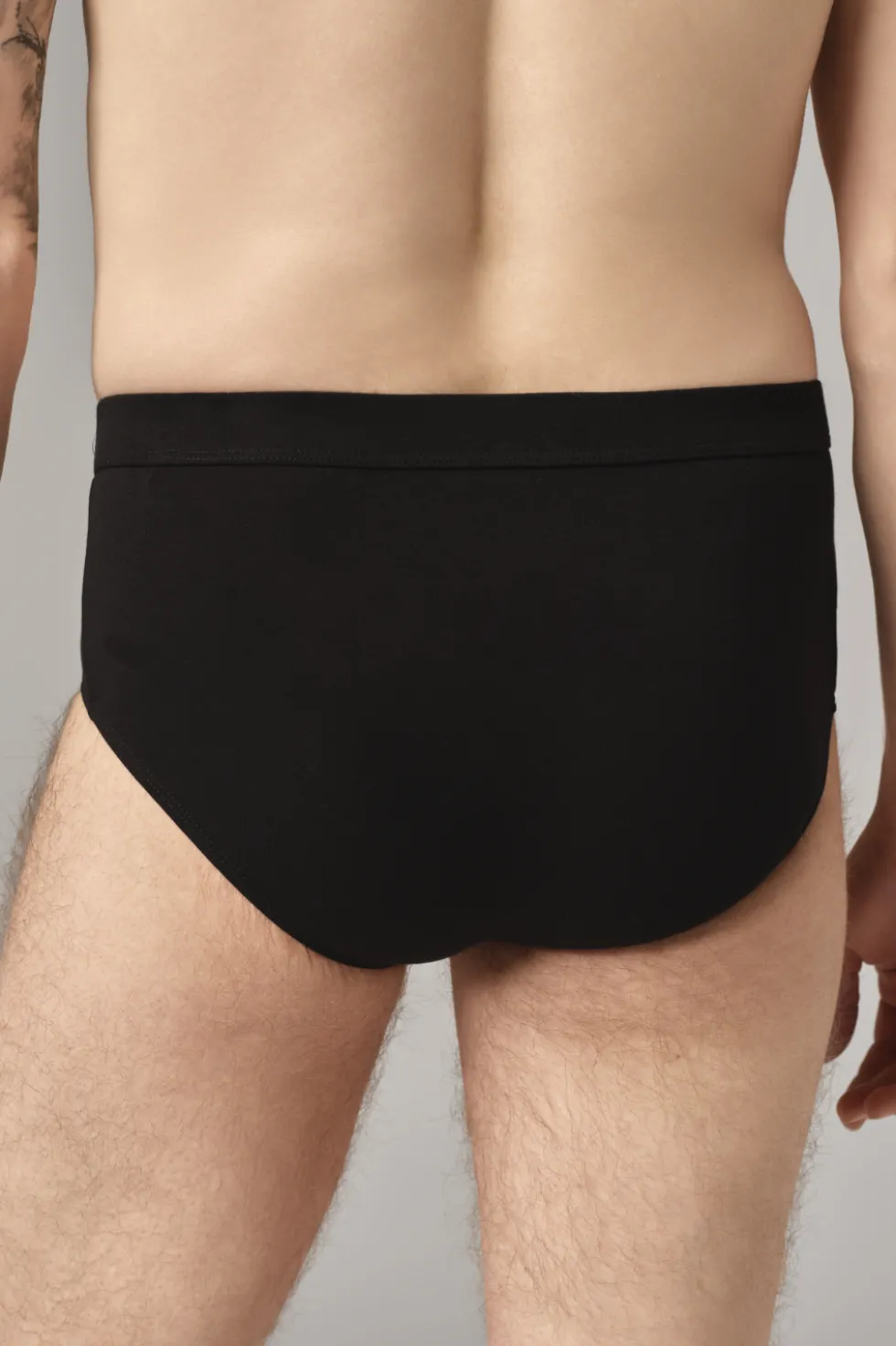Slip mit Eingriff aus Baumwolle und Micromodal