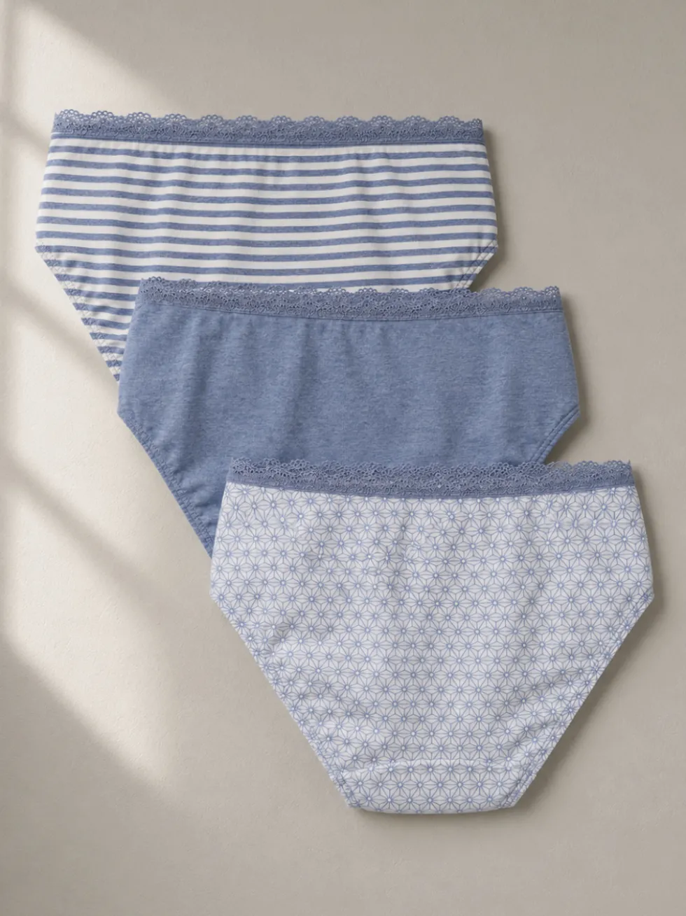 Slips 3er Pack aus Bio-Baumwolle, Fairtrade